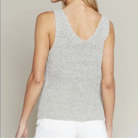 Thread & Supply Georgia sweater tank in white - Picture 2 of 10